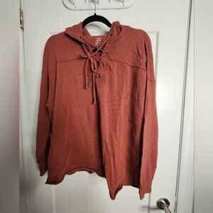 Aerie red/terracotta sweater